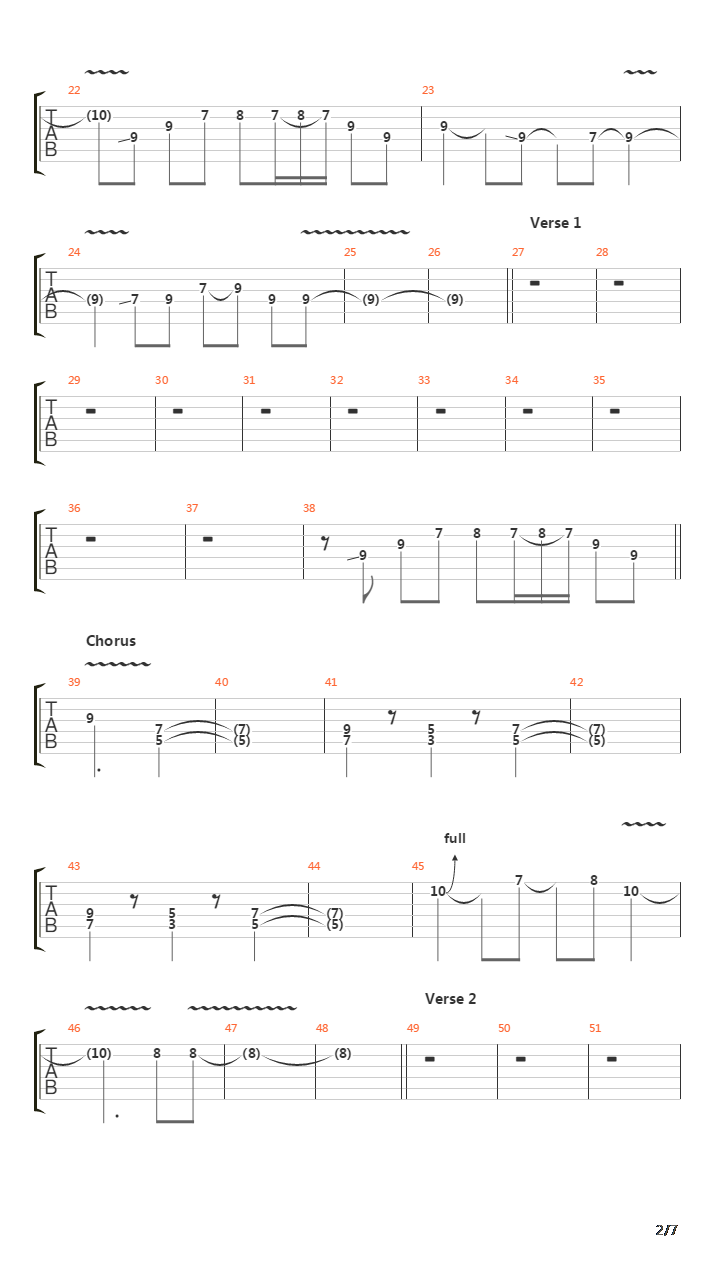 Song For Emma吉他谱