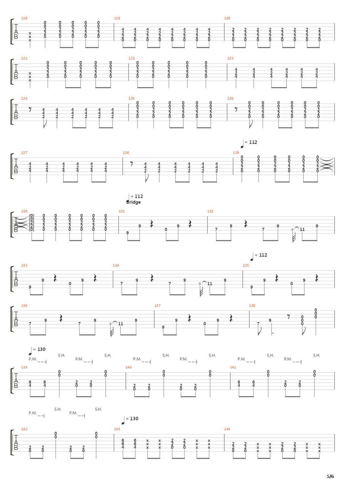 Belt吉他谱