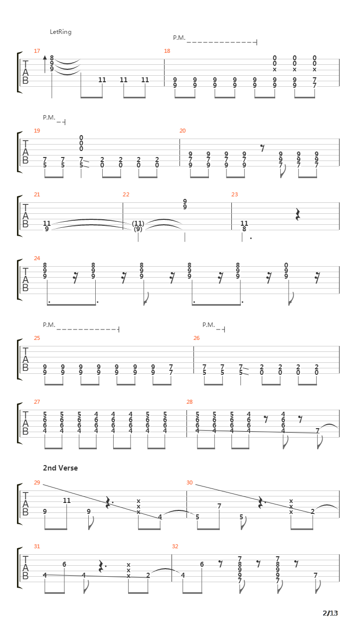 Belt吉他谱