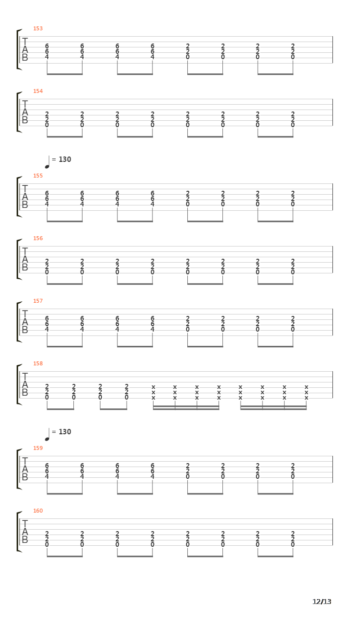 Belt吉他谱