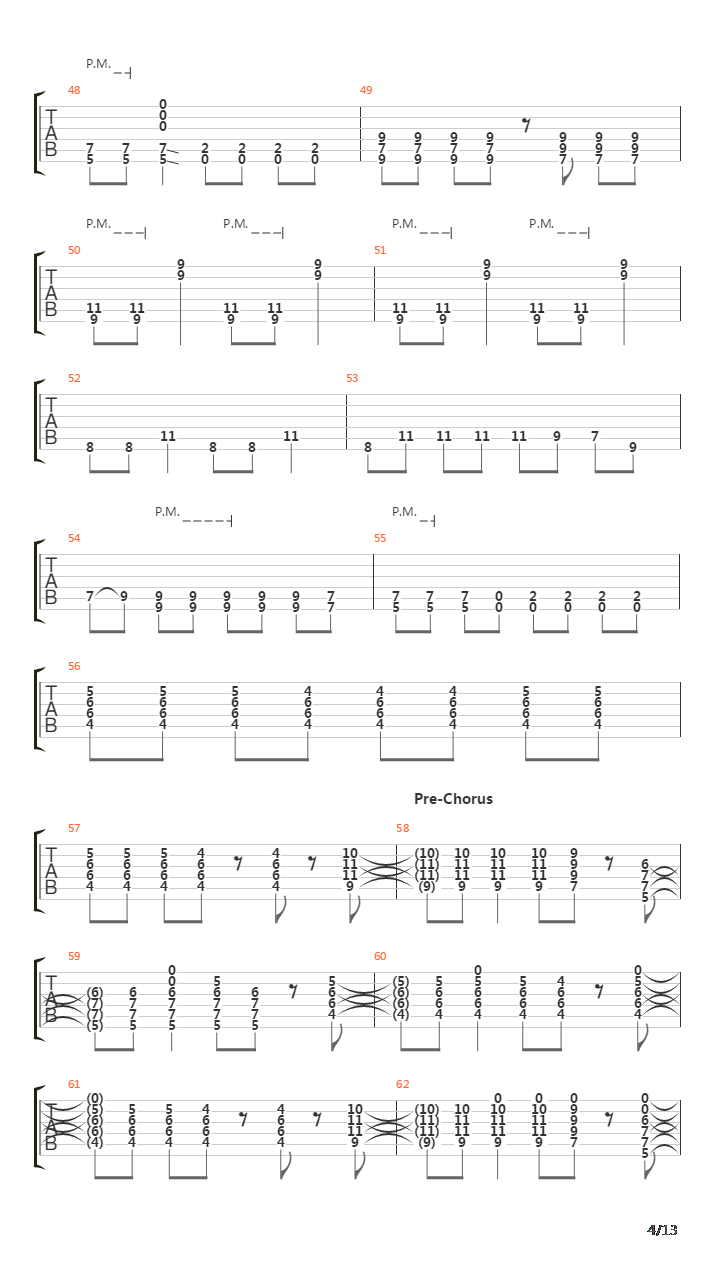 Belt吉他谱