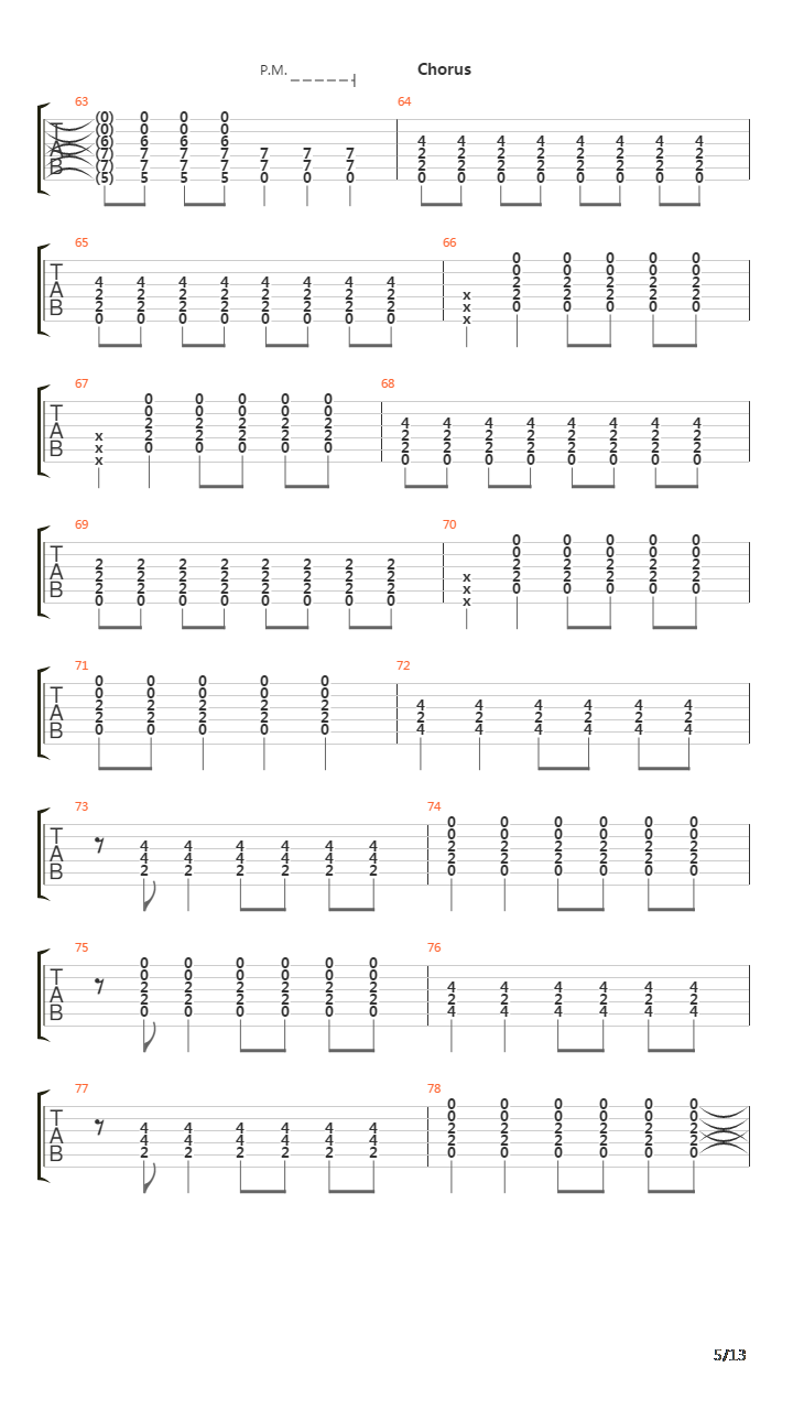 Belt吉他谱