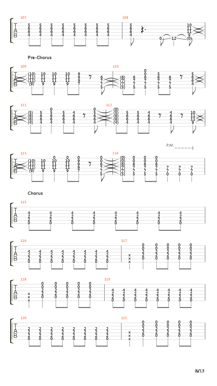 Belt吉他谱