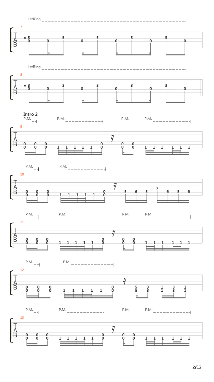 Dead And Gone吉他谱