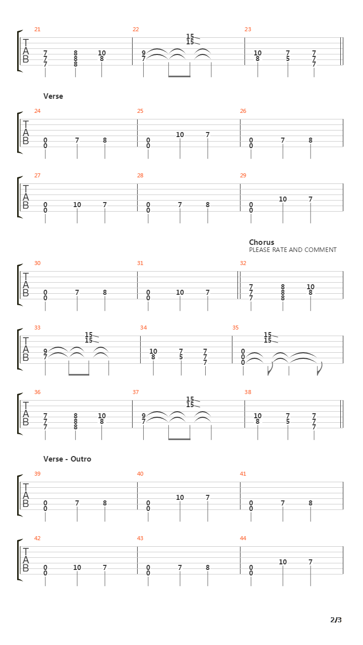 Instrumental吉他谱