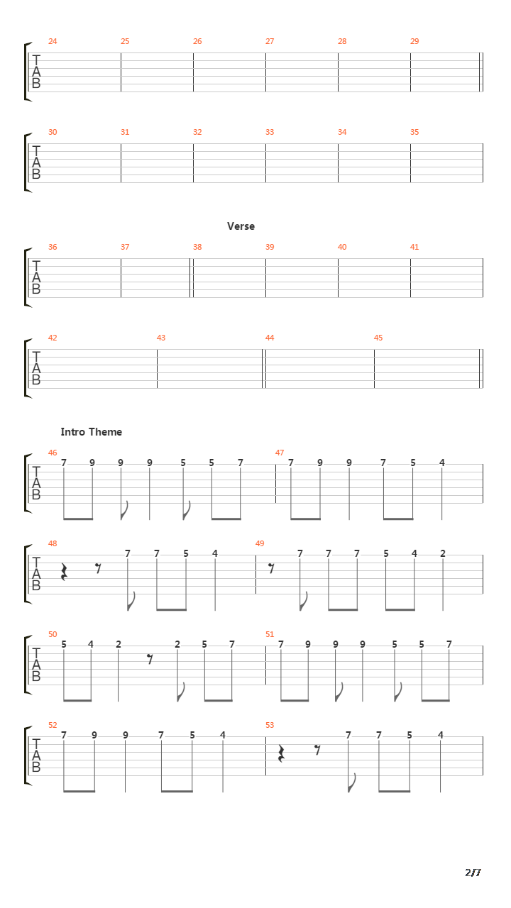 Ramp吉他谱