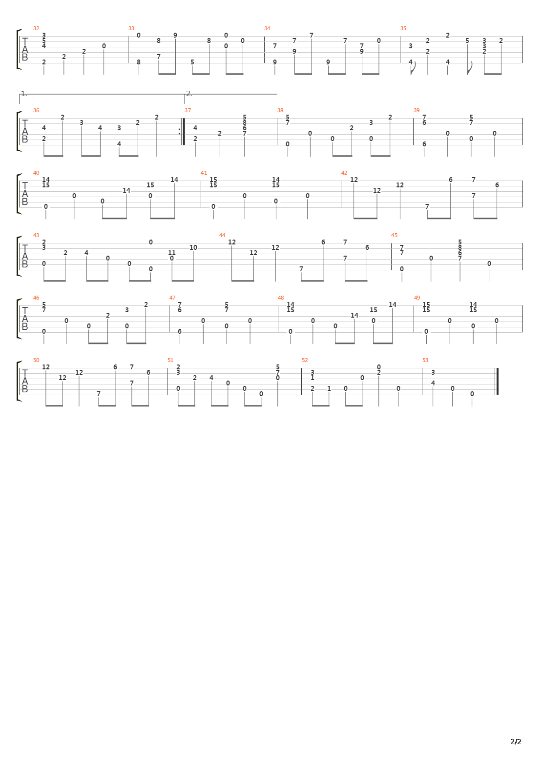 Silver Swan吉他谱