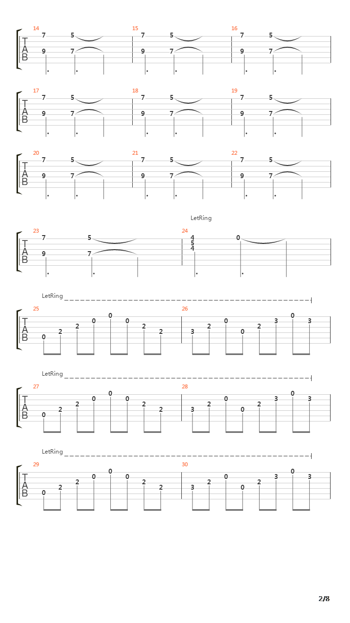 Vey吉他谱