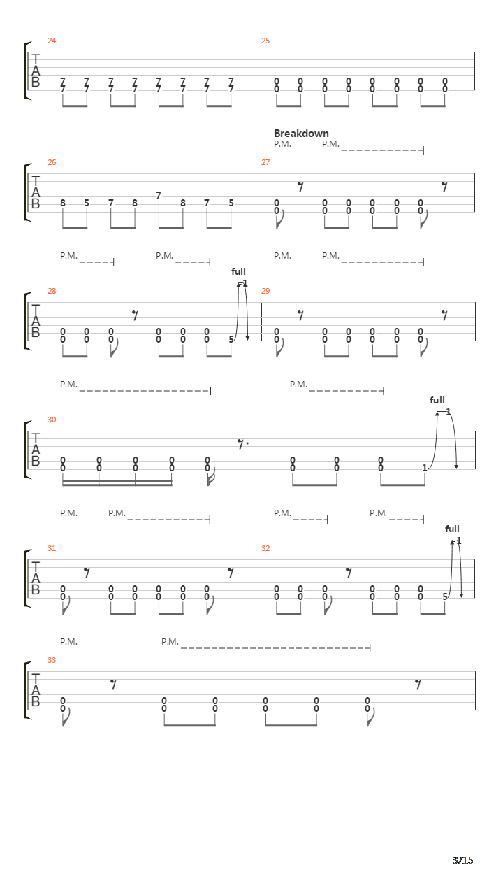 The Heartless Part吉他谱