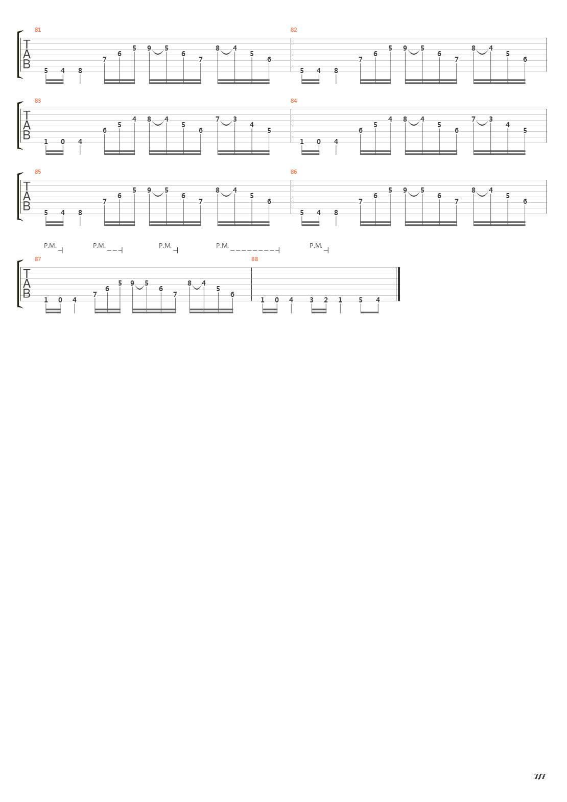 Dominion吉他谱