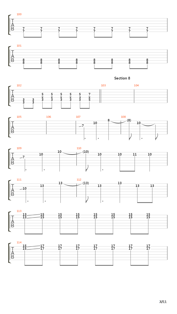 Tak Kurwa吉他谱