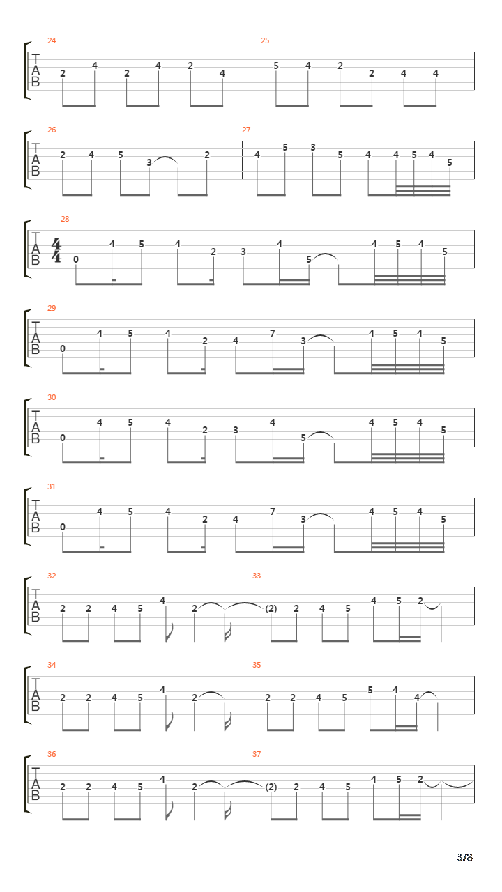 Chasing The Chimera吉他谱