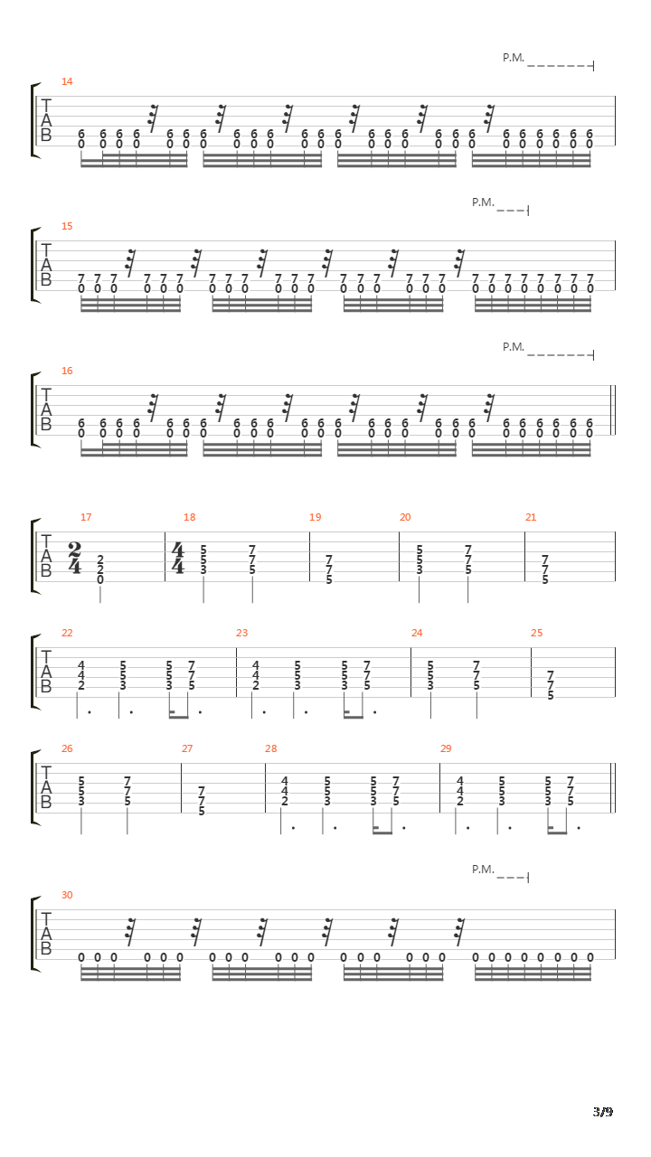 Sangreal吉他谱