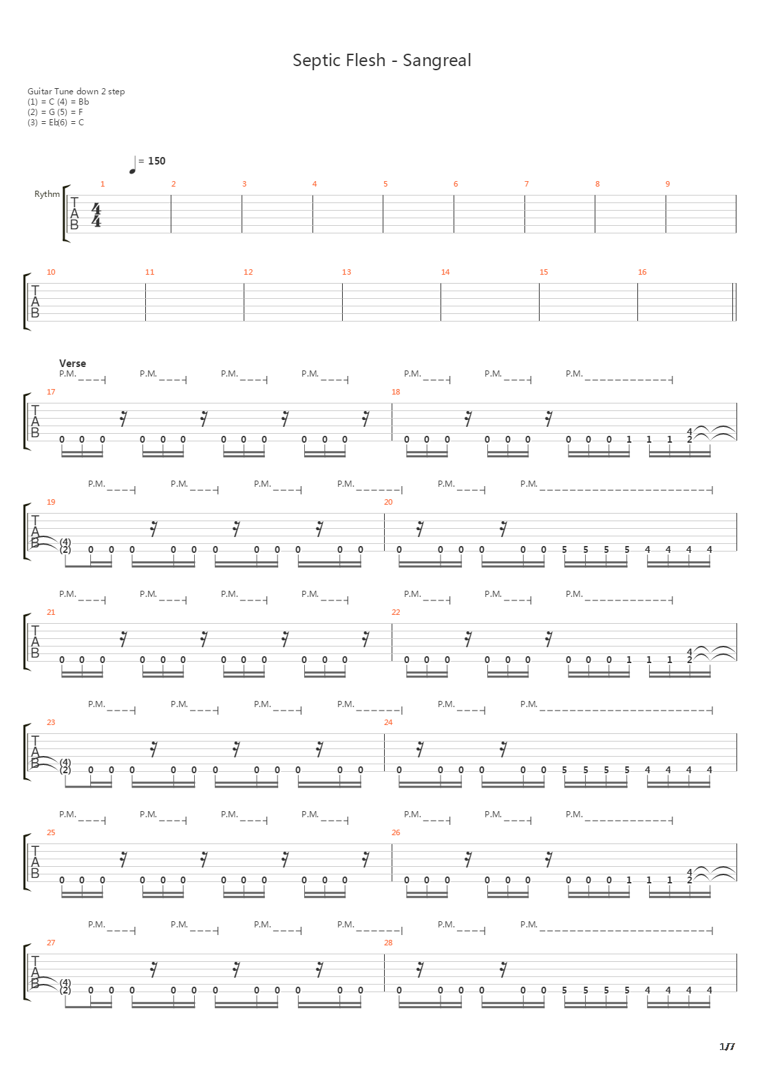 Sangreal吉他谱