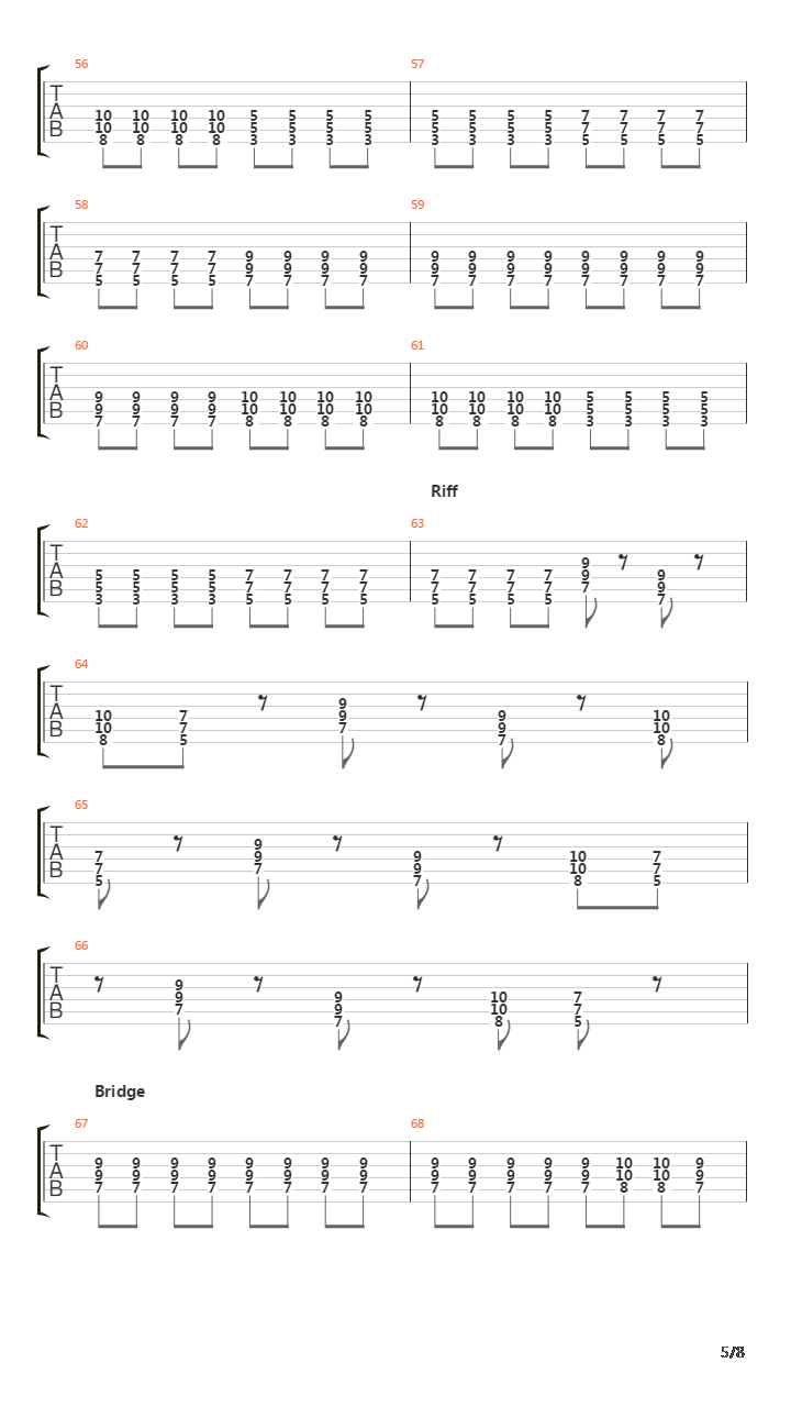 Lethargy吉他谱