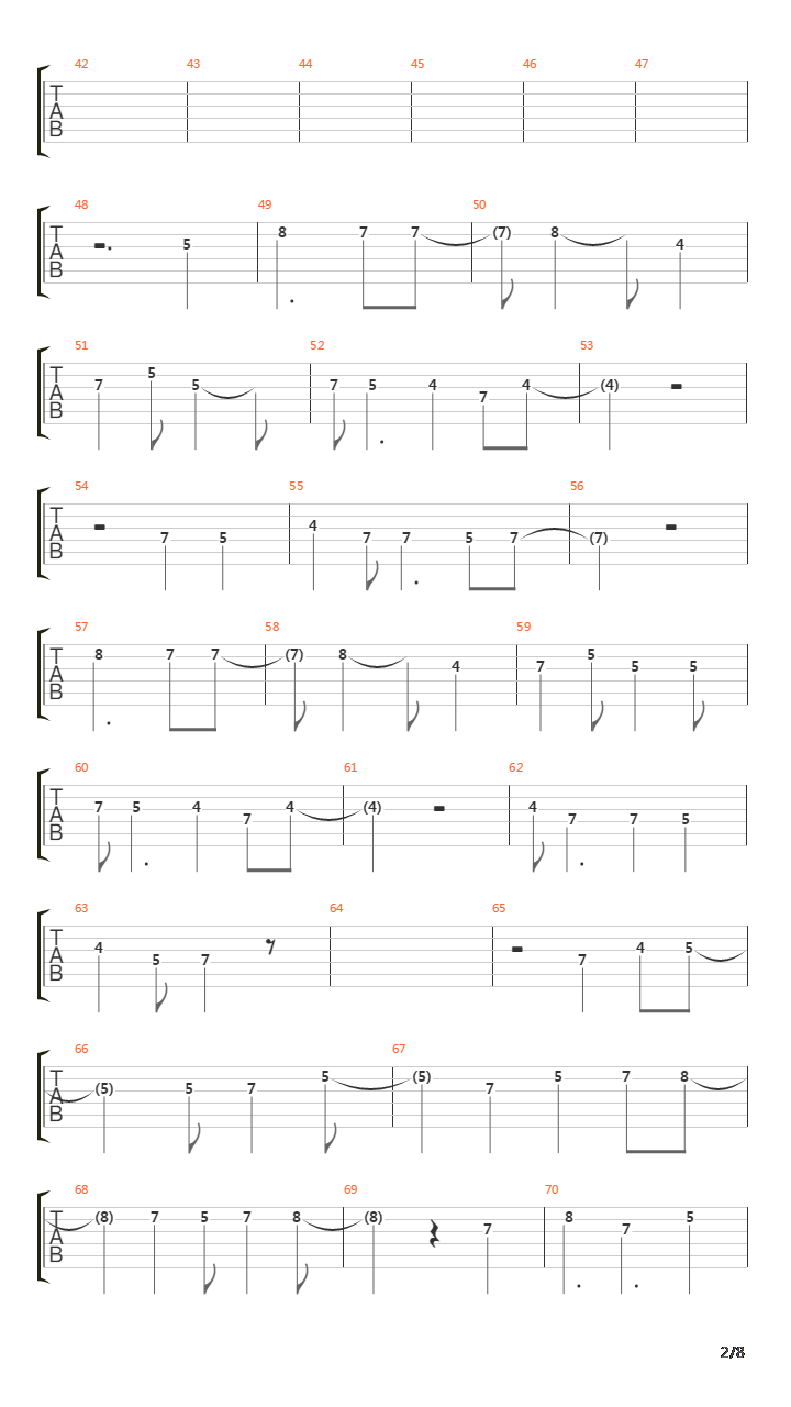 Engraved Within吉他谱