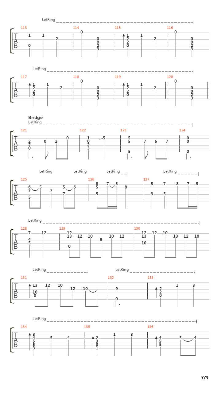 Journeys End吉他谱