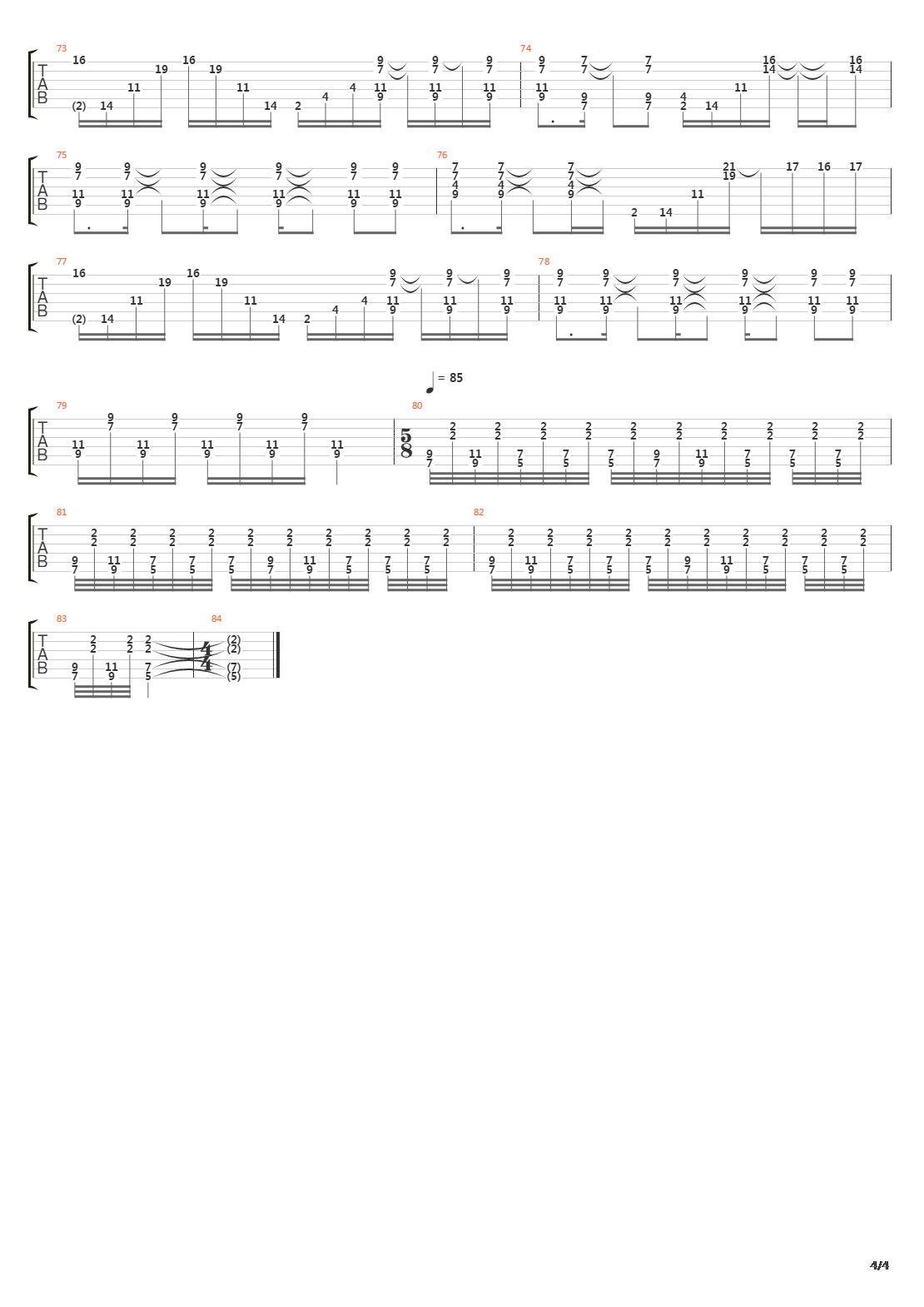 Charades吉他谱