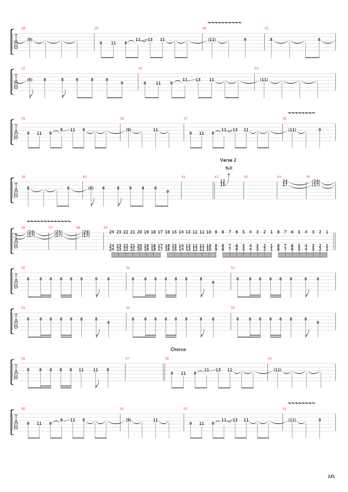 The Fallen吉他谱