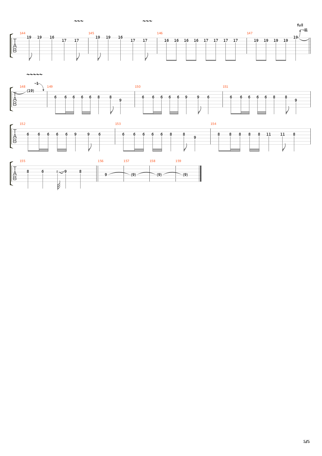 The Fallen吉他谱