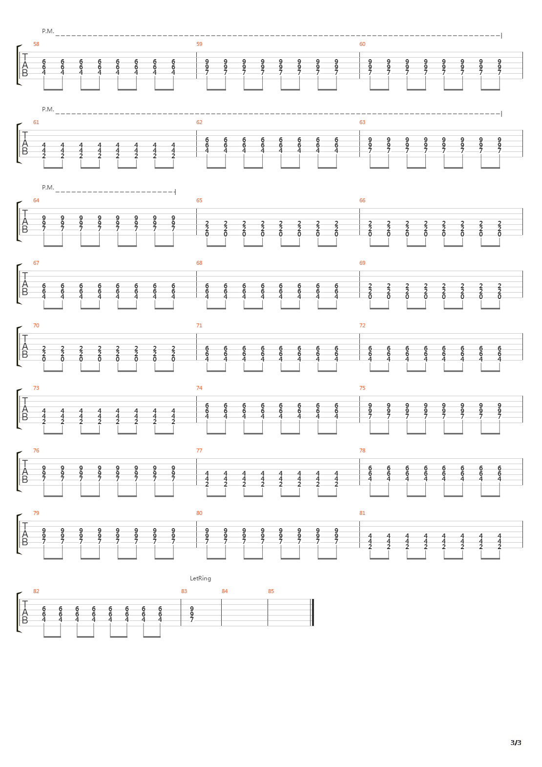 Landslide吉他谱