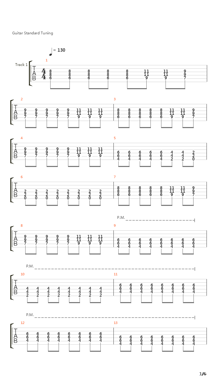 Landslide吉他谱