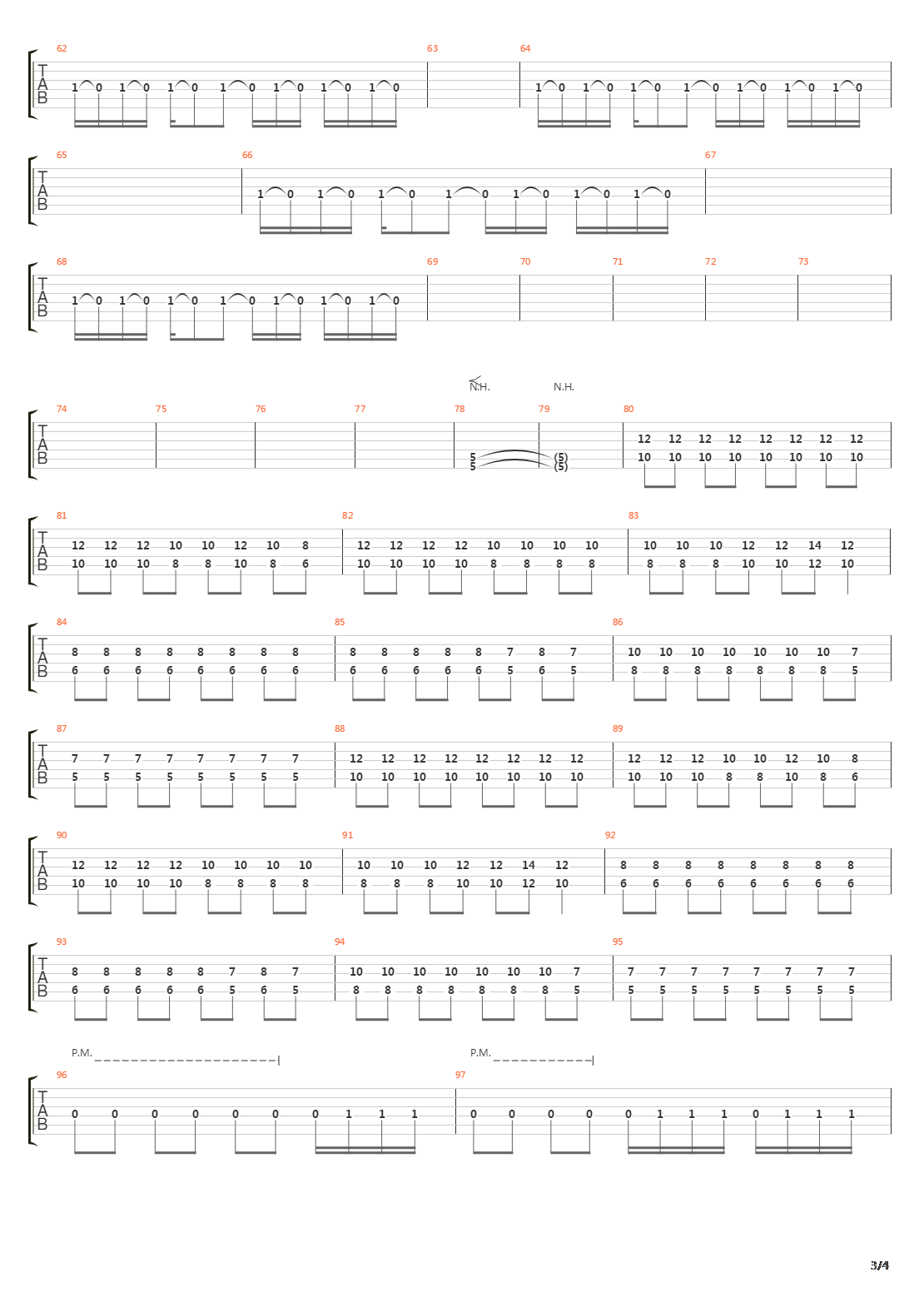 Inside吉他谱