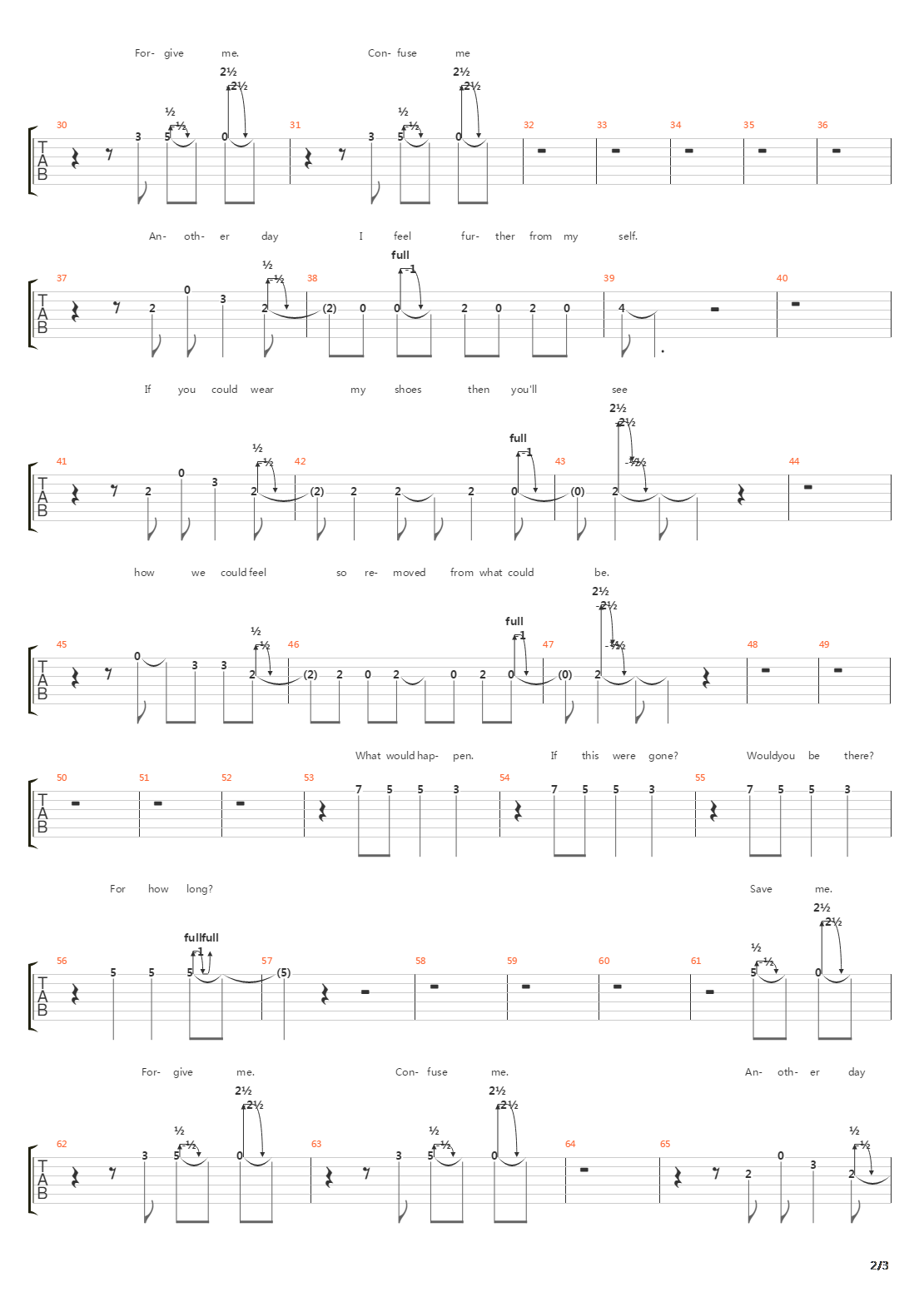 Reconnect吉他谱
