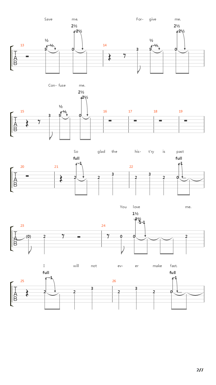 Reconnect吉他谱