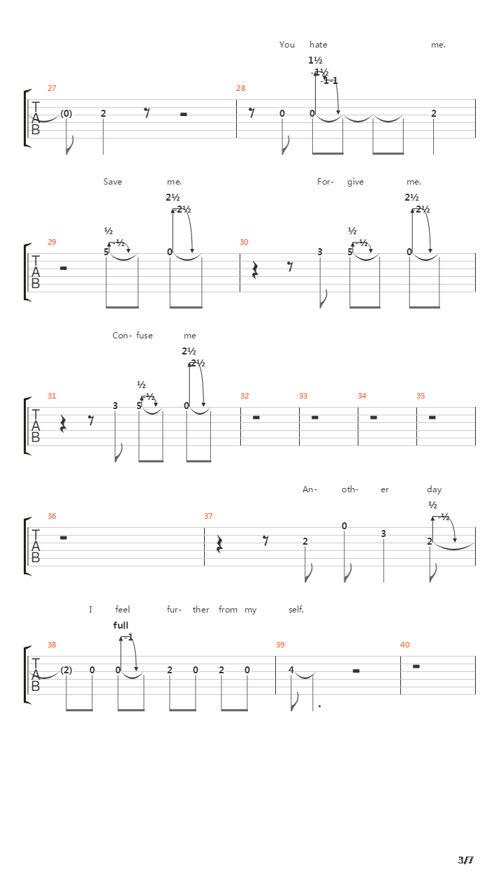 Reconnect吉他谱