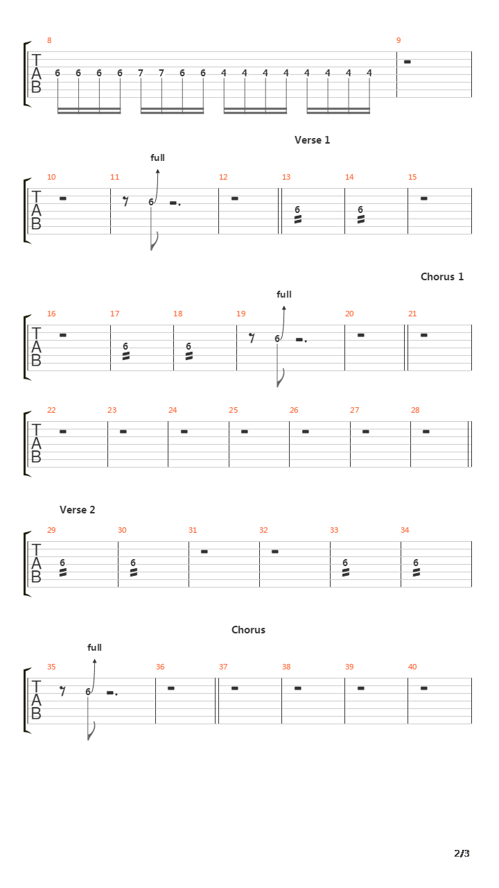 Separate吉他谱