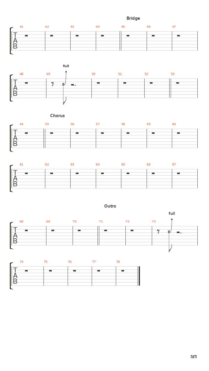 Separate吉他谱