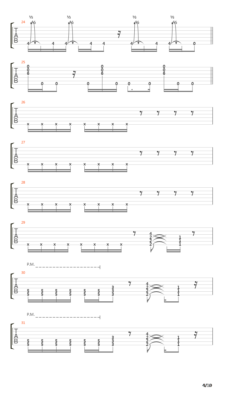 Toab吉他谱