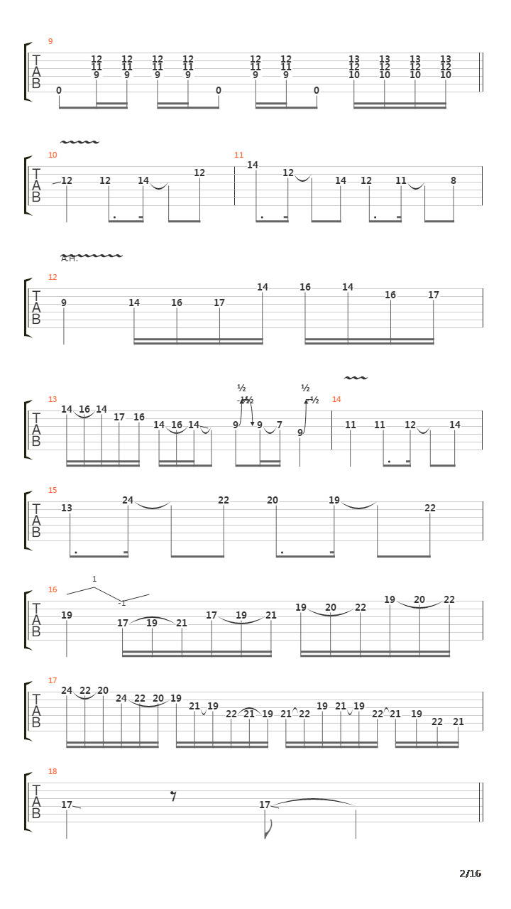 American Z吉他谱