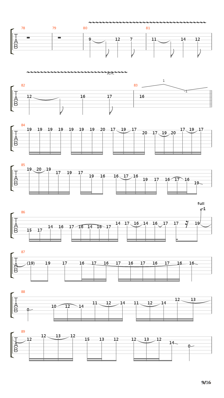 American Z吉他谱