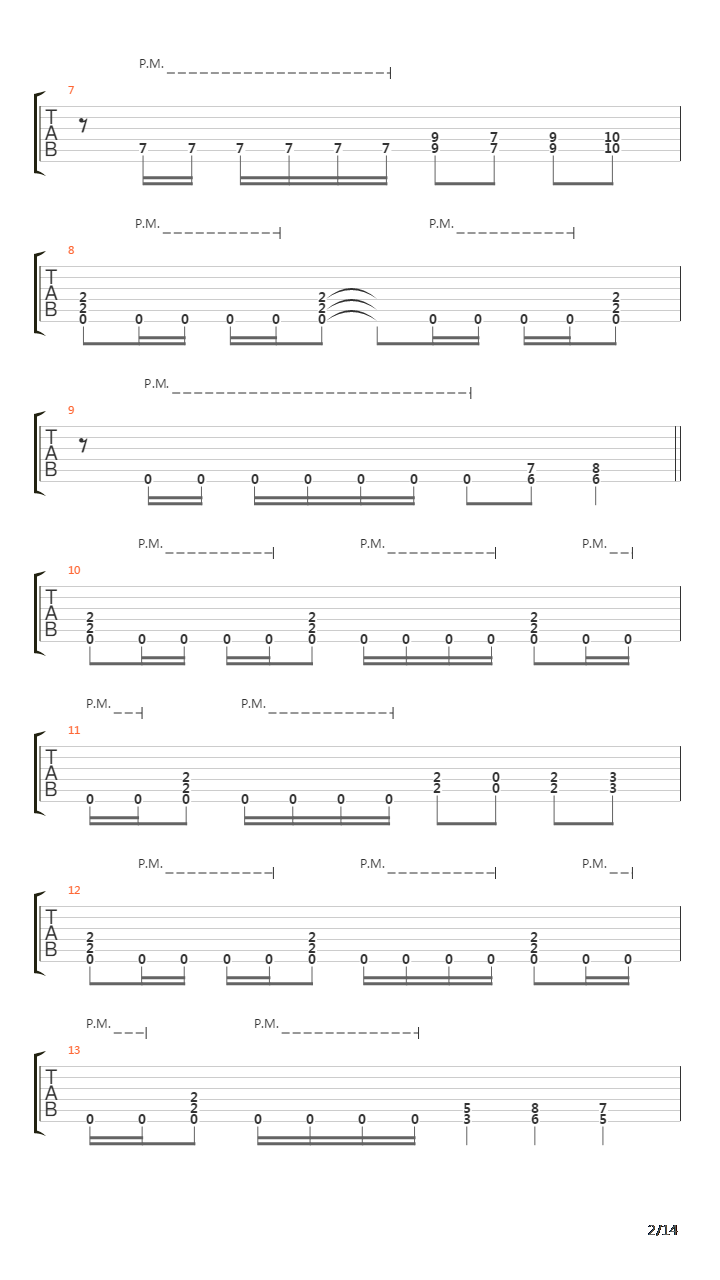 Burn吉他谱
