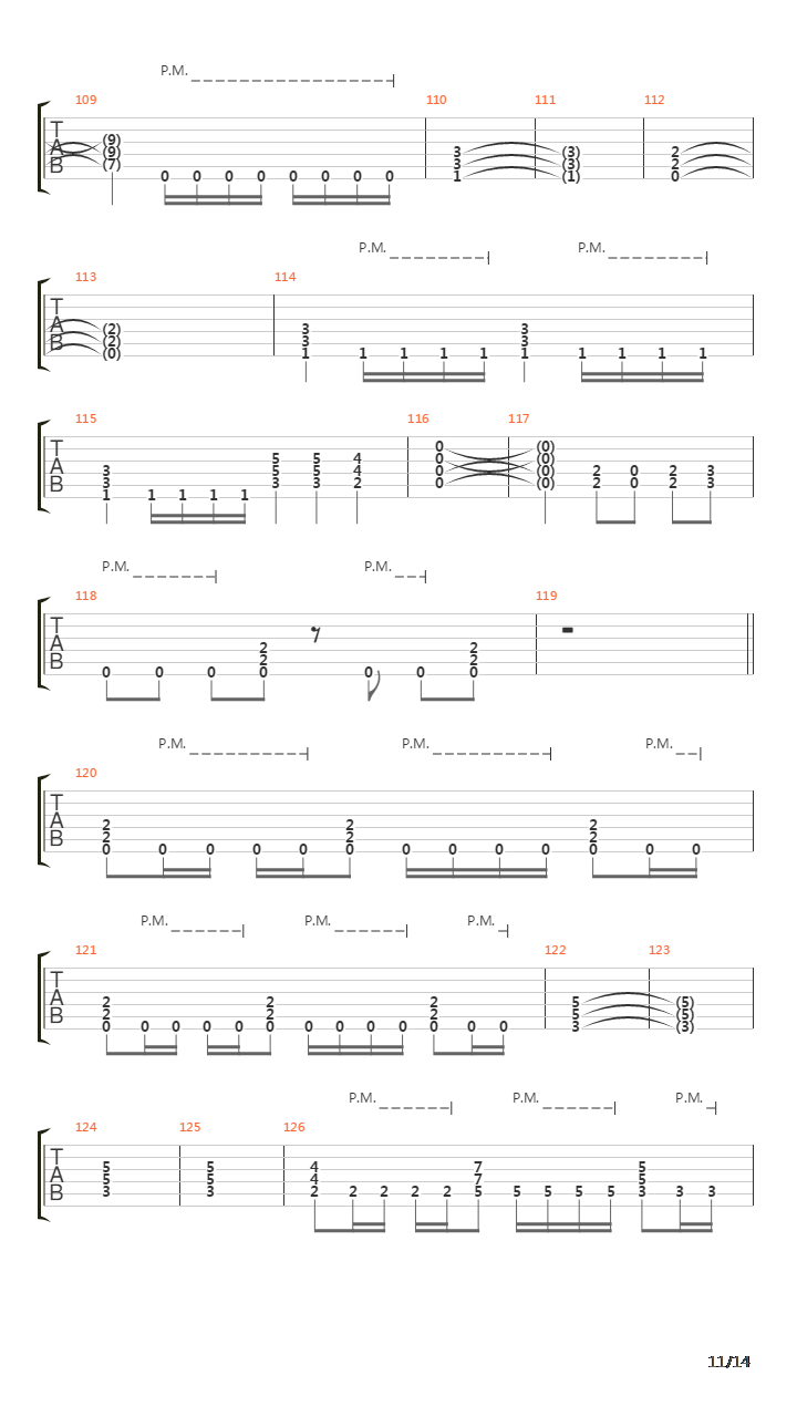 Burn吉他谱