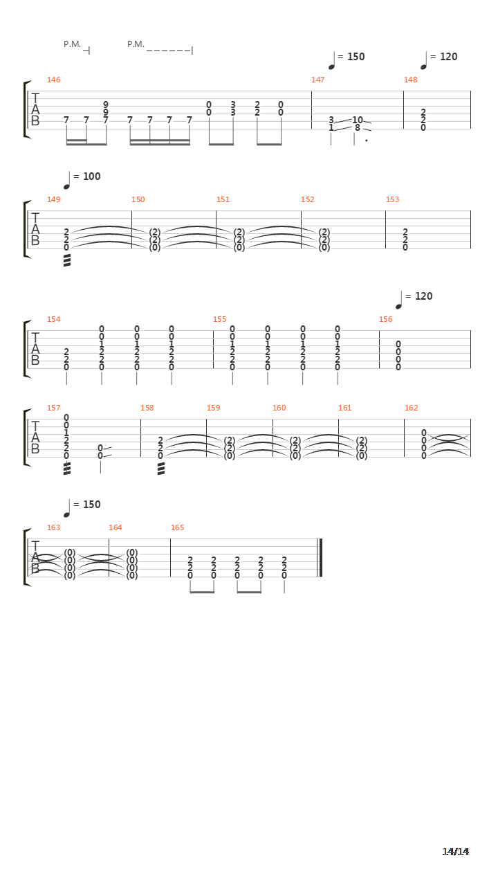 Burn吉他谱