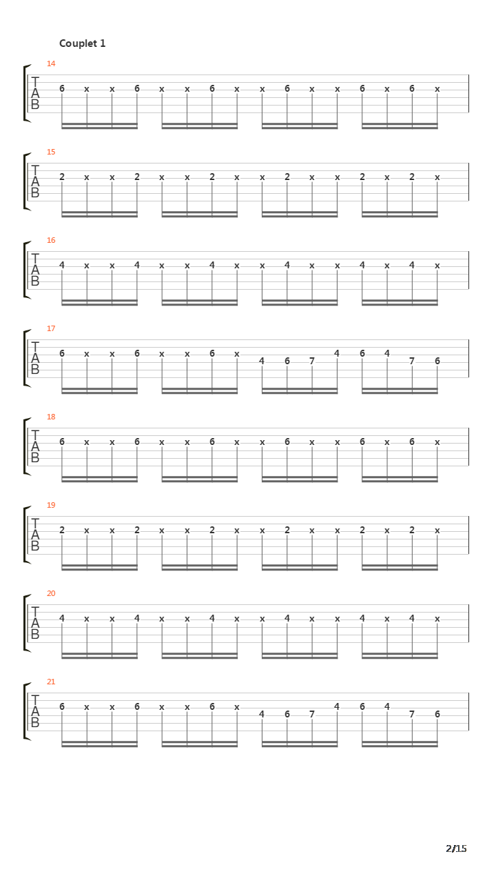 Inu No Seikatsu吉他谱