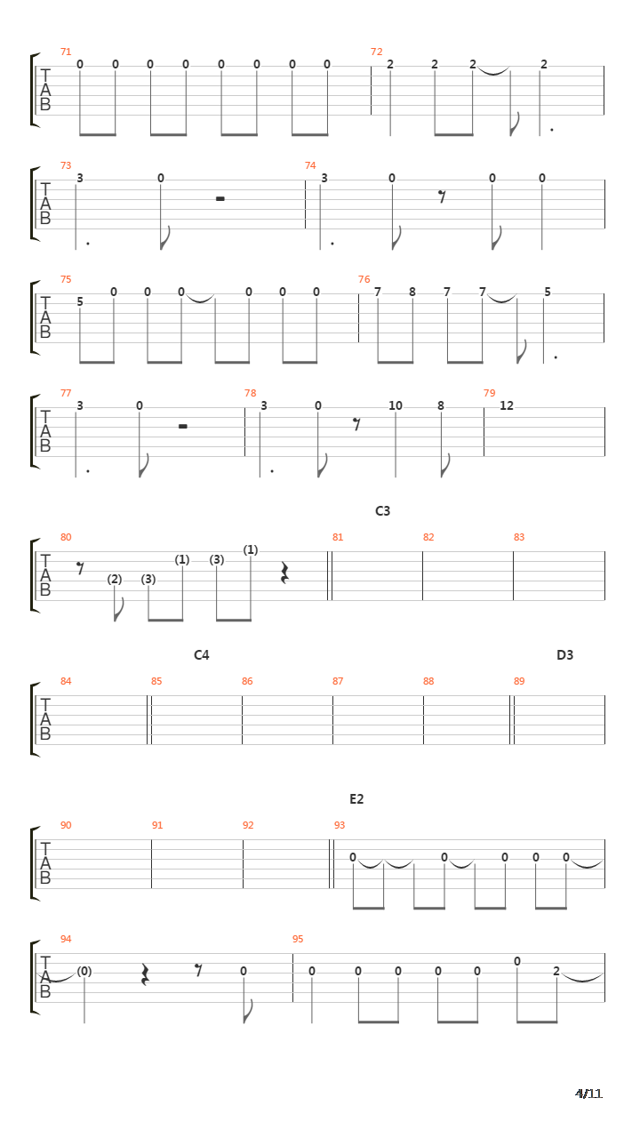 Japan吉他谱