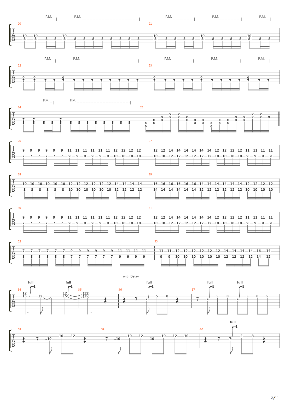 Operation Tiger吉他谱