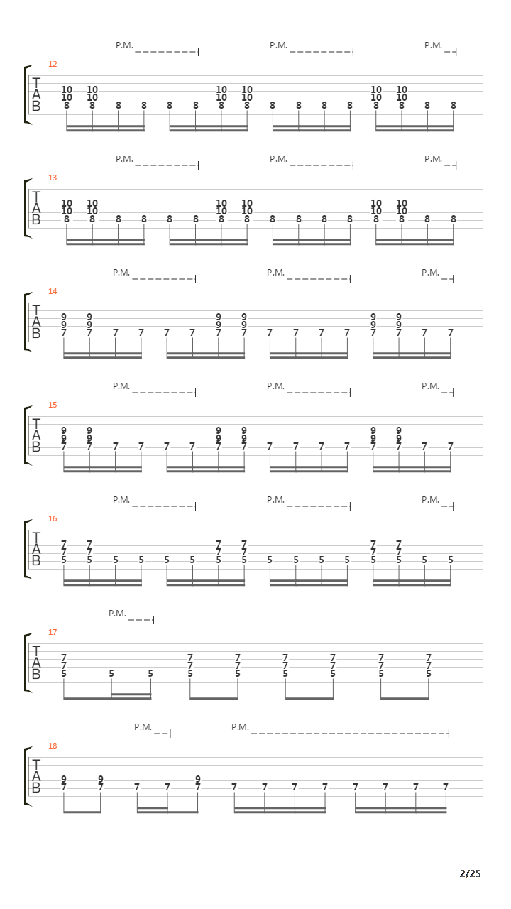 Operation Tiger吉他谱