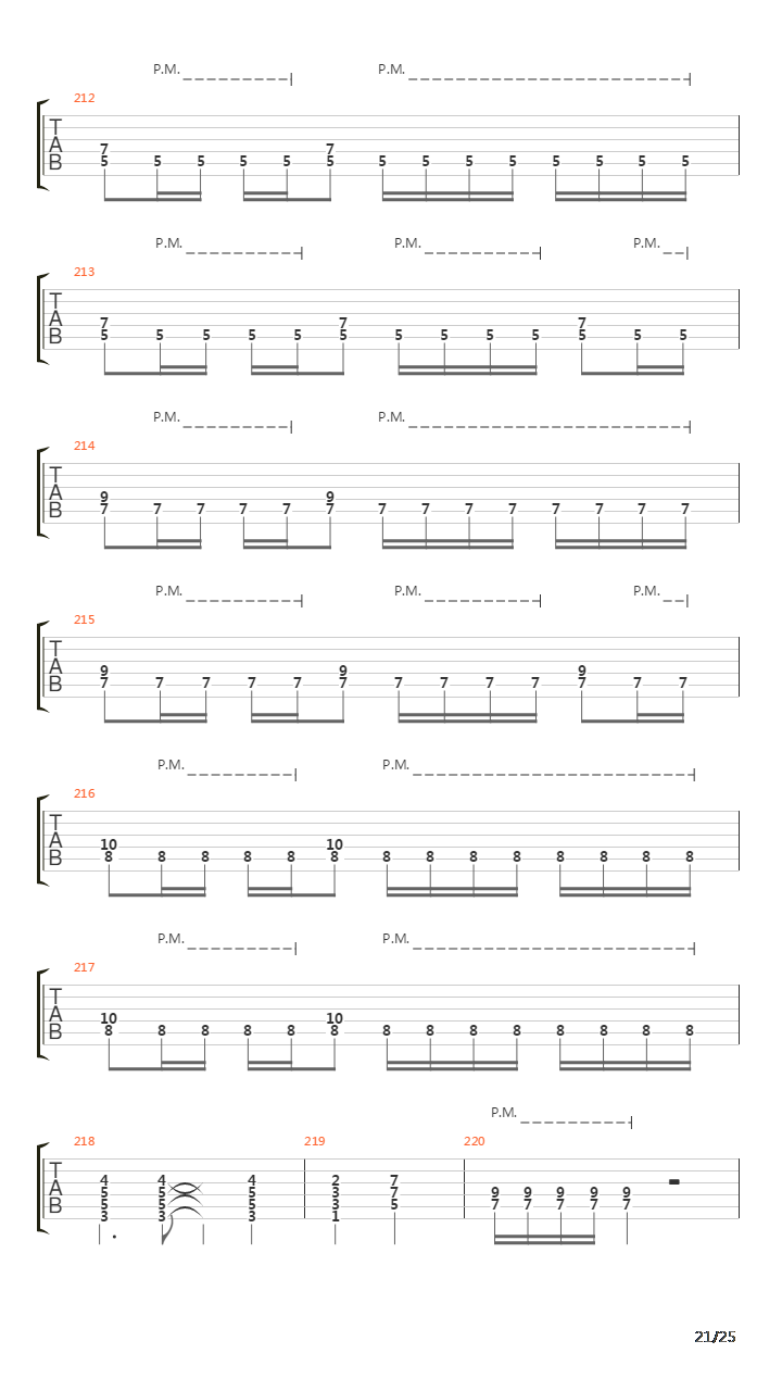 Operation Tiger吉他谱