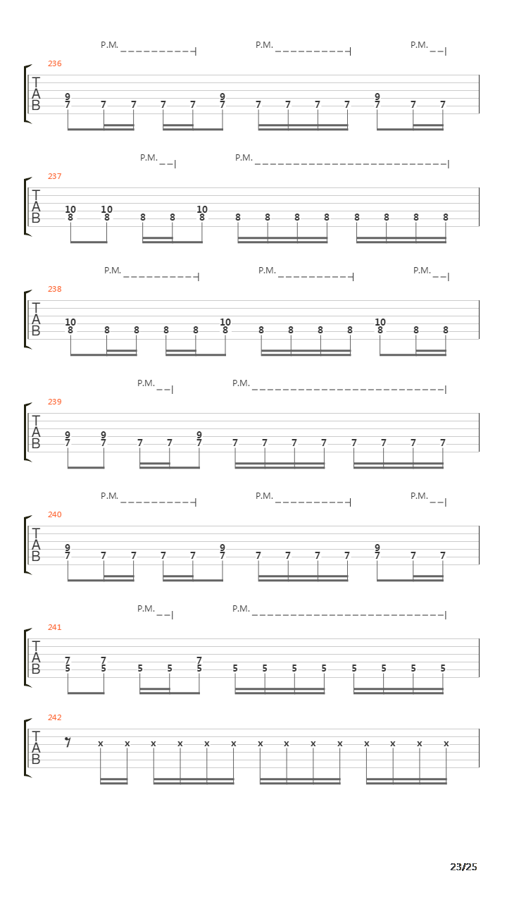 Operation Tiger吉他谱