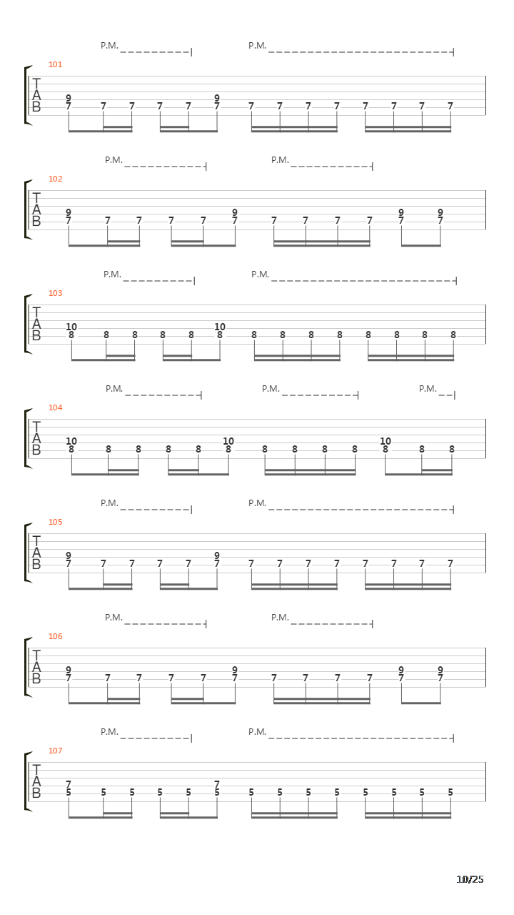 Operation Tiger吉他谱