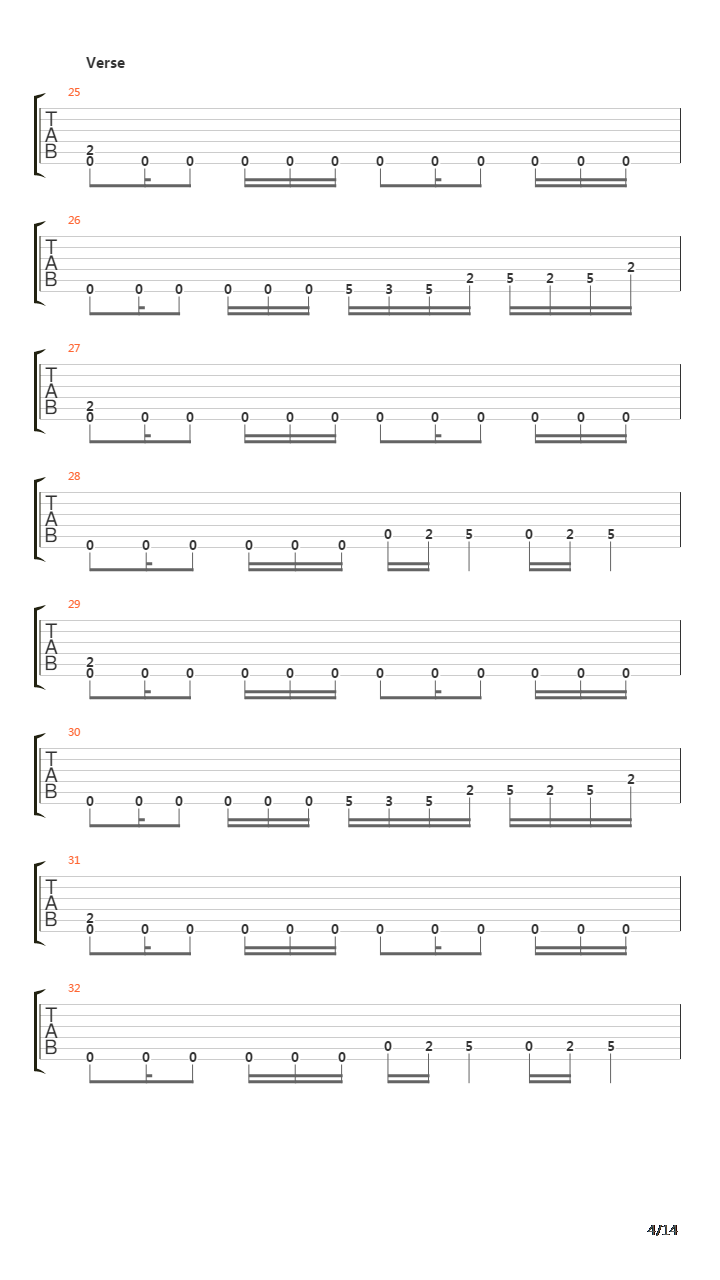 Legacy吉他谱