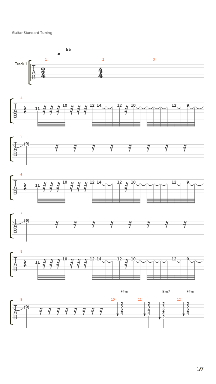 Sebuah Kisah Klasik吉他谱