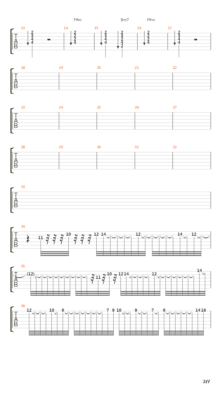 Sebuah Kisah Klasik吉他谱