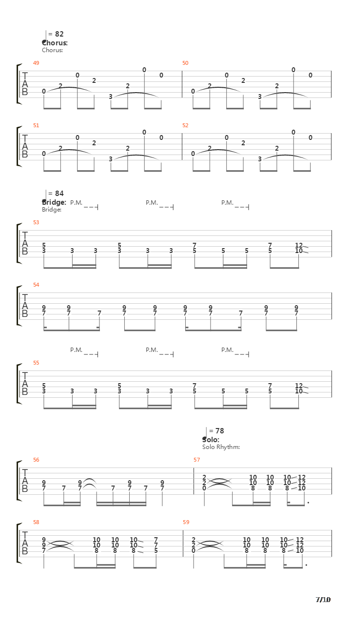 Progressive Man吉他谱