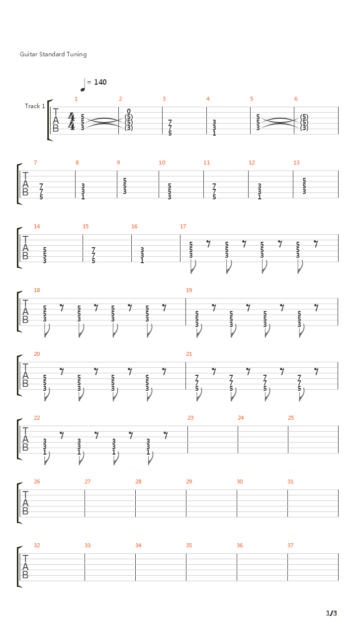 Song In My Head吉他谱